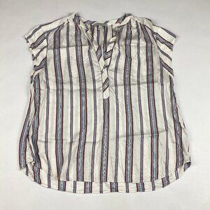Joie Silk Blend Striped Shirt Women's Size Small
